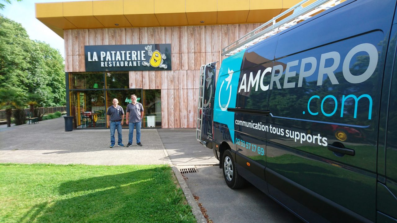 Nouvelle enseigne pour le restaurant La